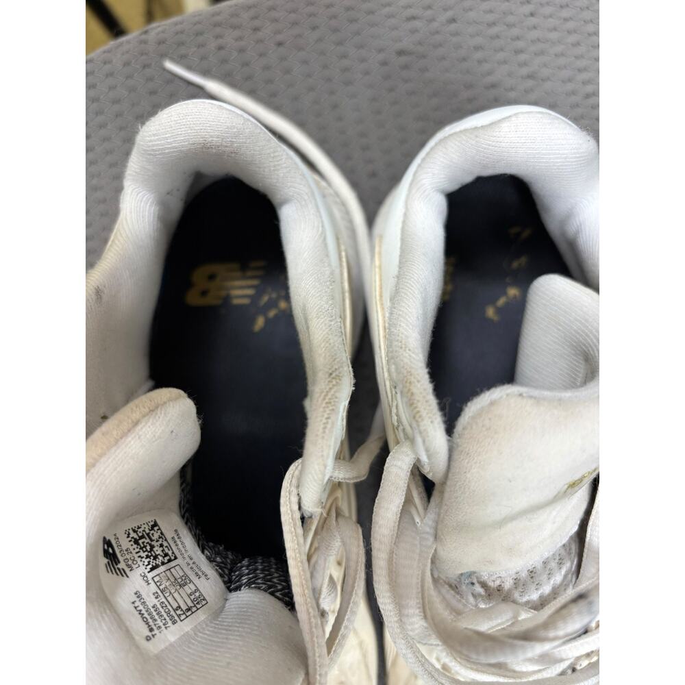 New Balance TSHOWT1 FuelCell Ohtani 1 Trainer Shoes 7.5D White Metallic Gold - Picture 8 of 10